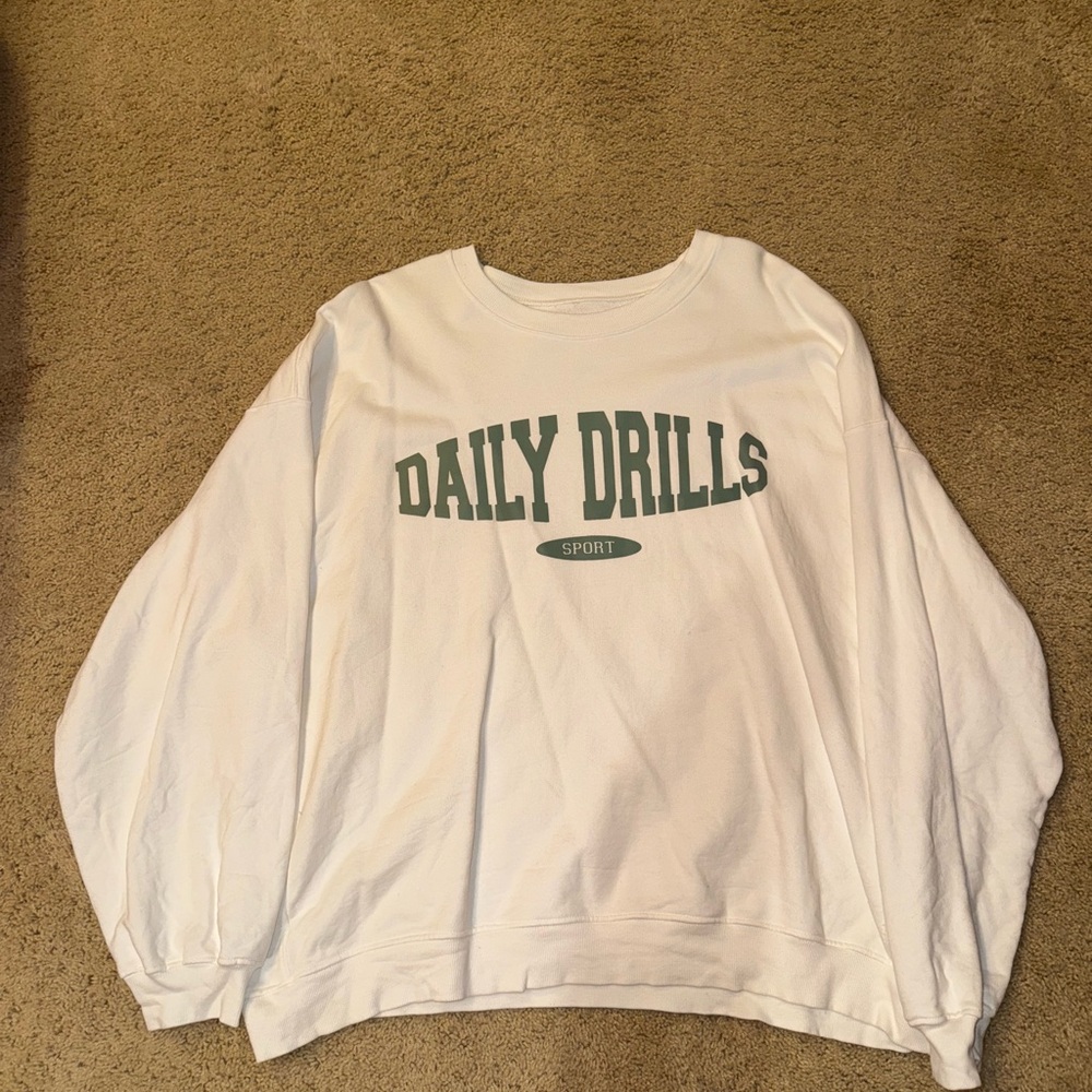Daily Drills Oversized sport crew